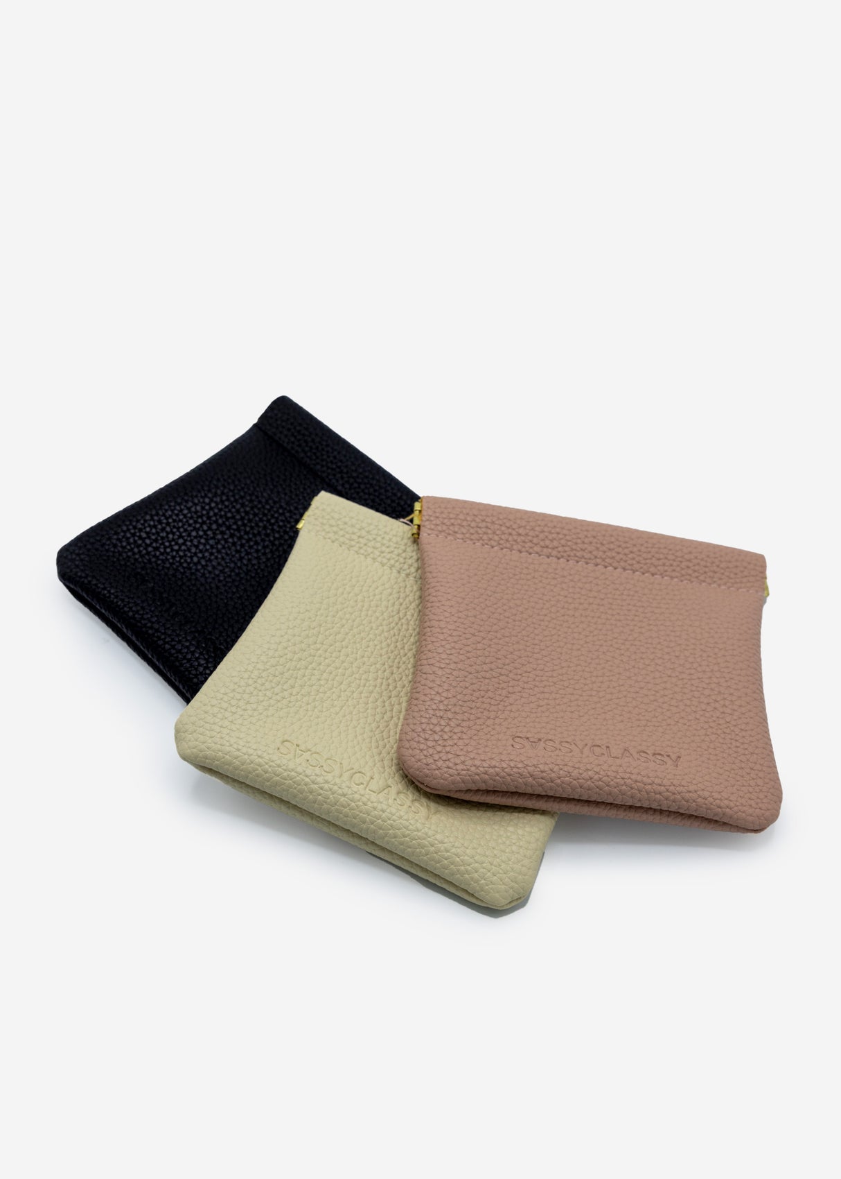 Marmorierter Haargummi - braun-offwhite