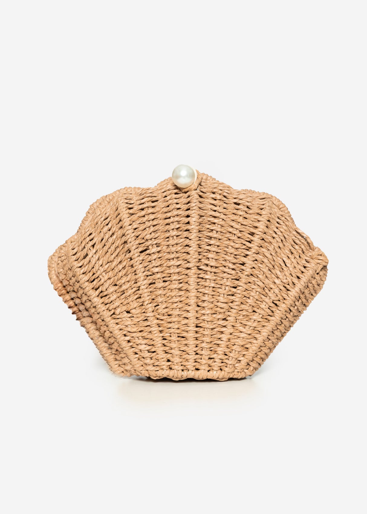 Mussel -shaped bag - beige