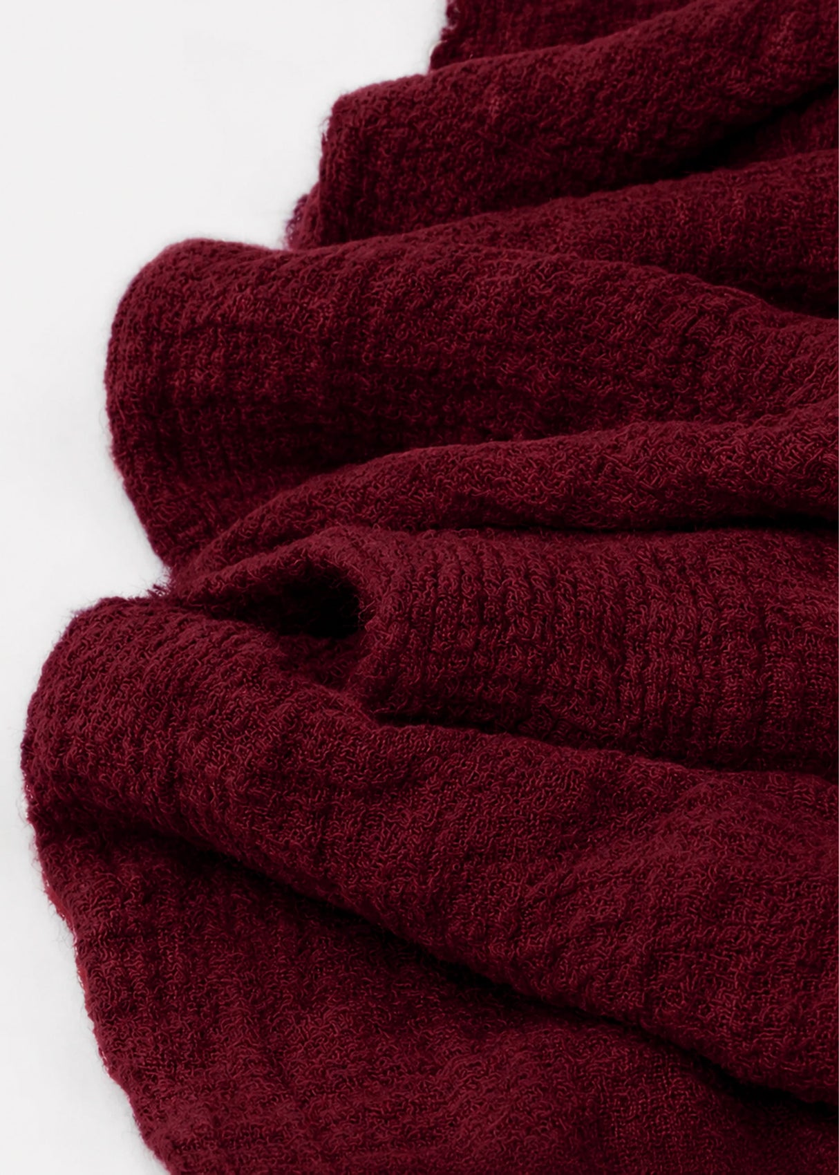 Muslin scarf - burgundy