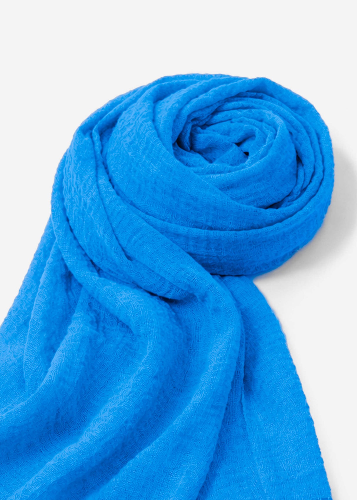 Musselin Schal - himmelblau