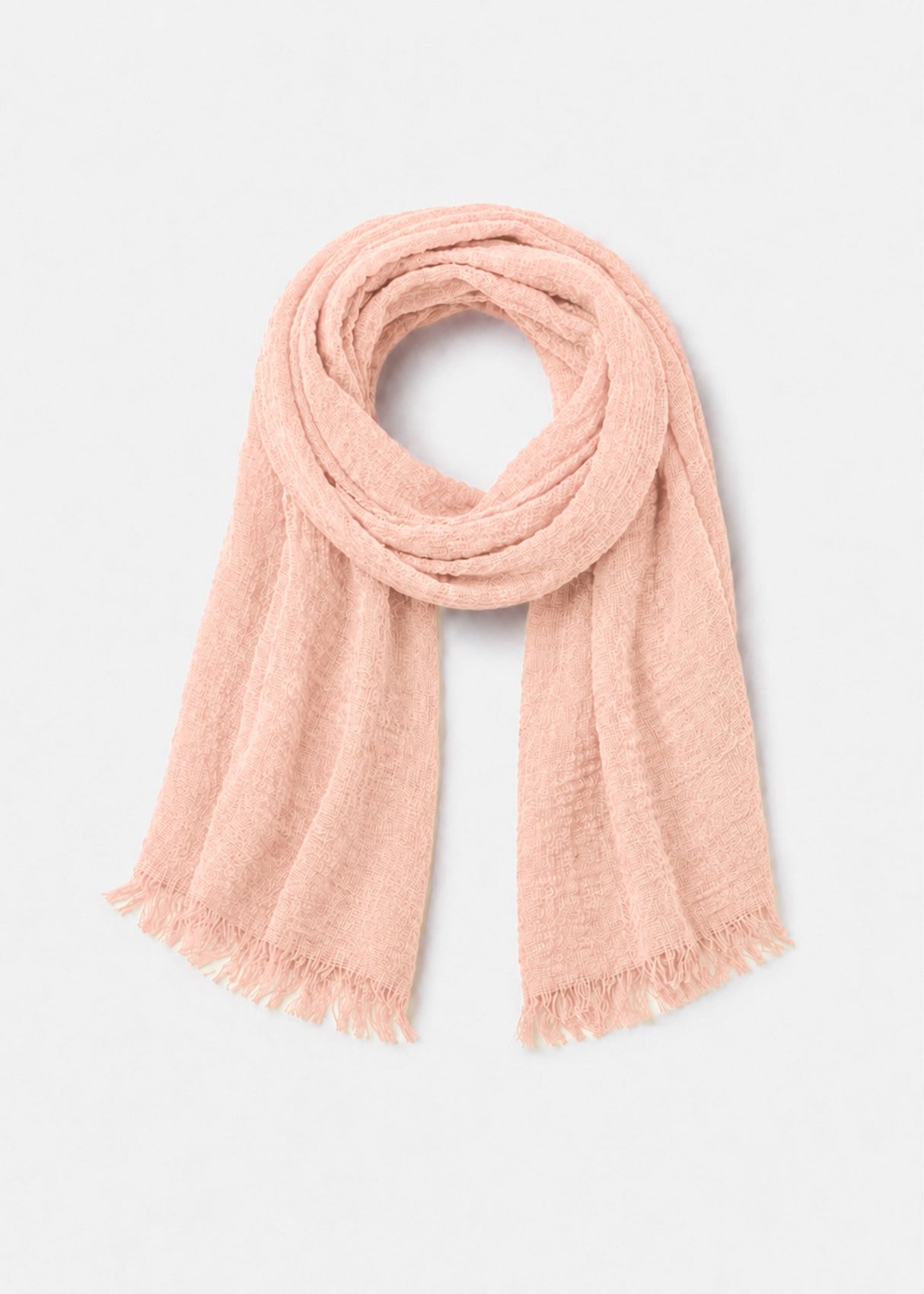 Muslin scarf, pink