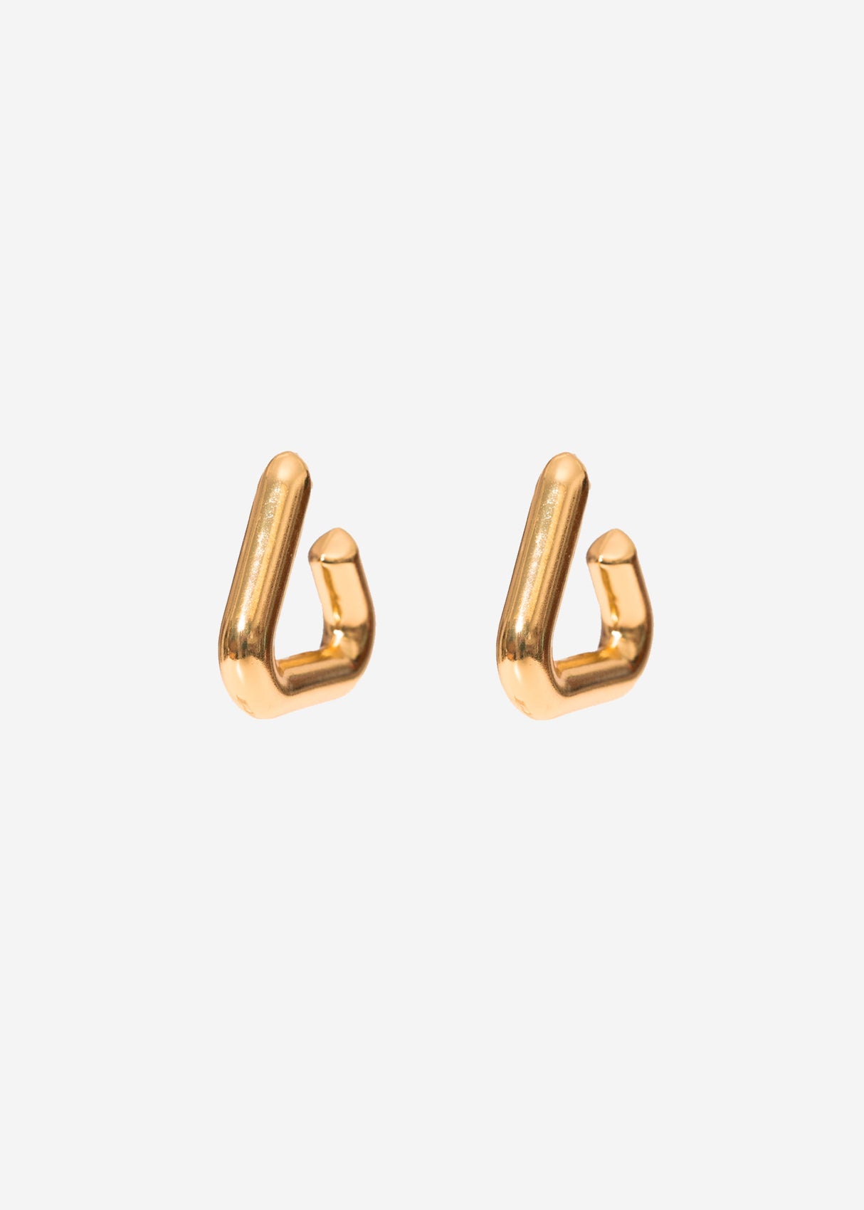 Ohrstecker in Dreiecksform - gold