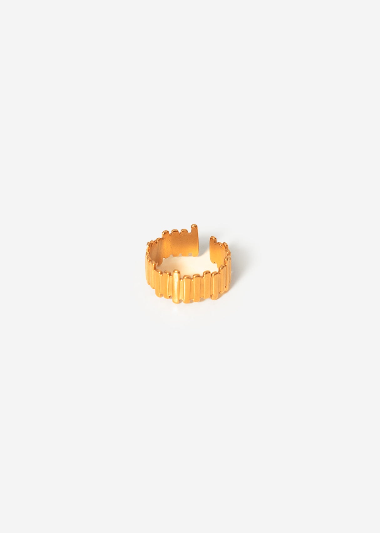 Textured ring - gold