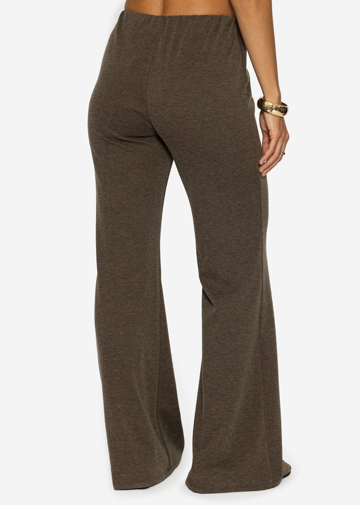 Ripphose mit Biesennaht - braun
