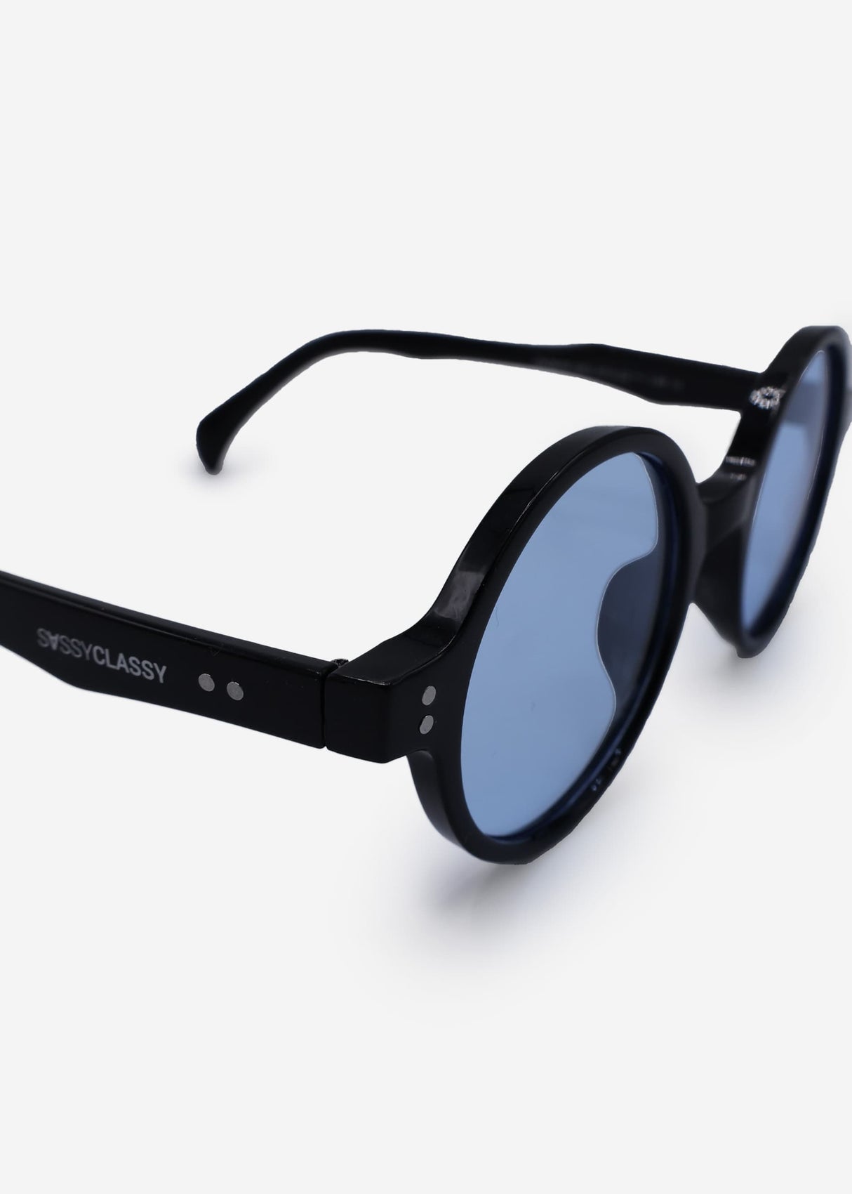 Runde Sonnenbrille - schwarz