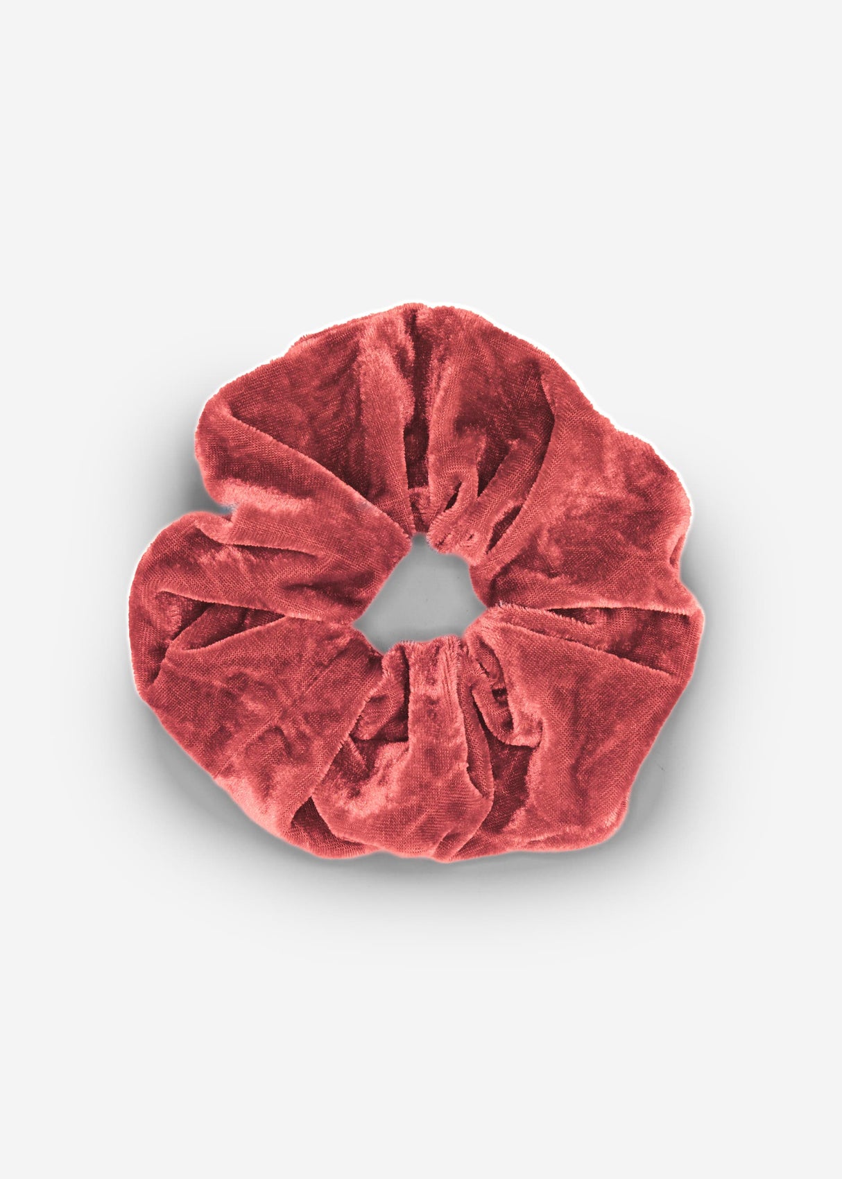 Velvet scrunchie - lobster