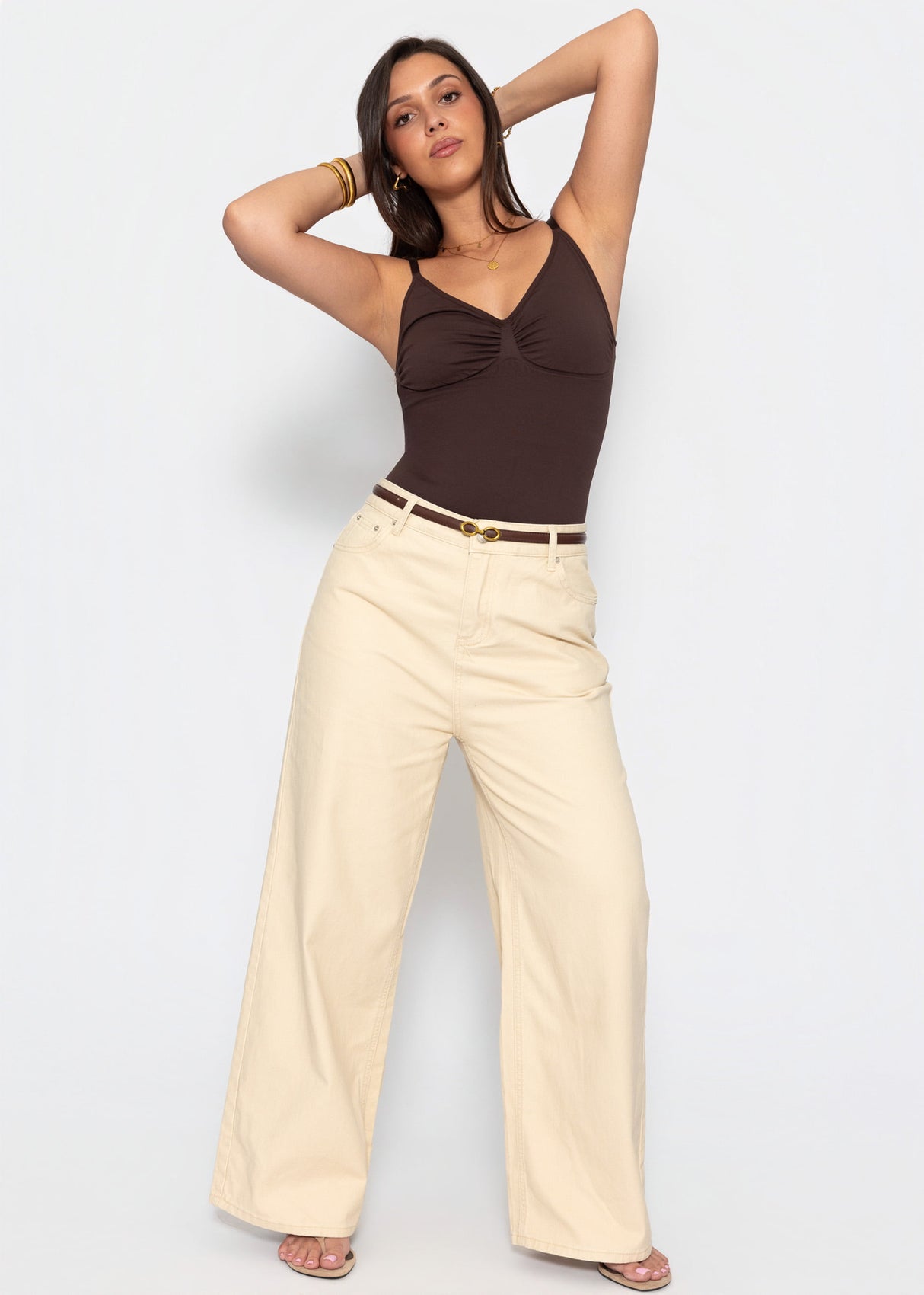 Sculpting Shapewear Top - braun