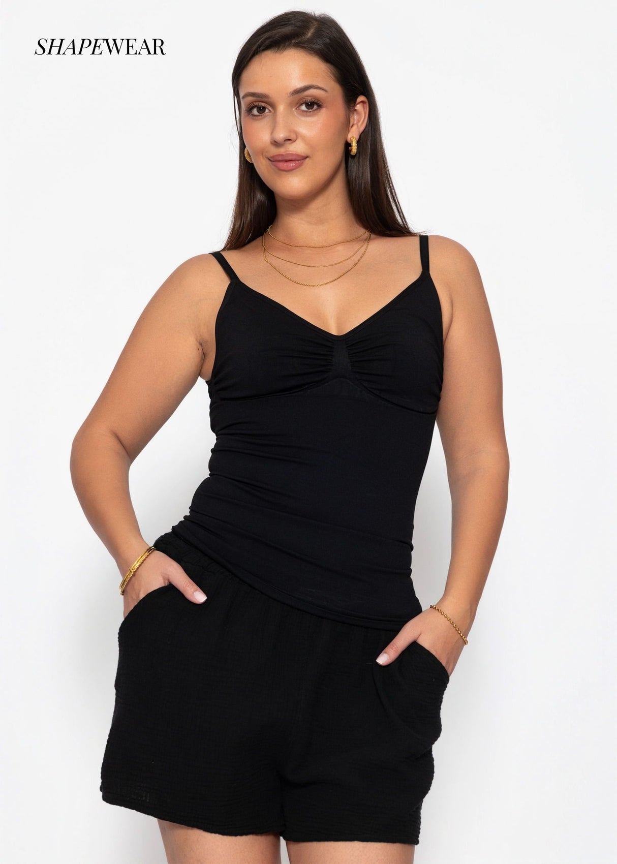 Sculpting Shapewear Top - schwarz