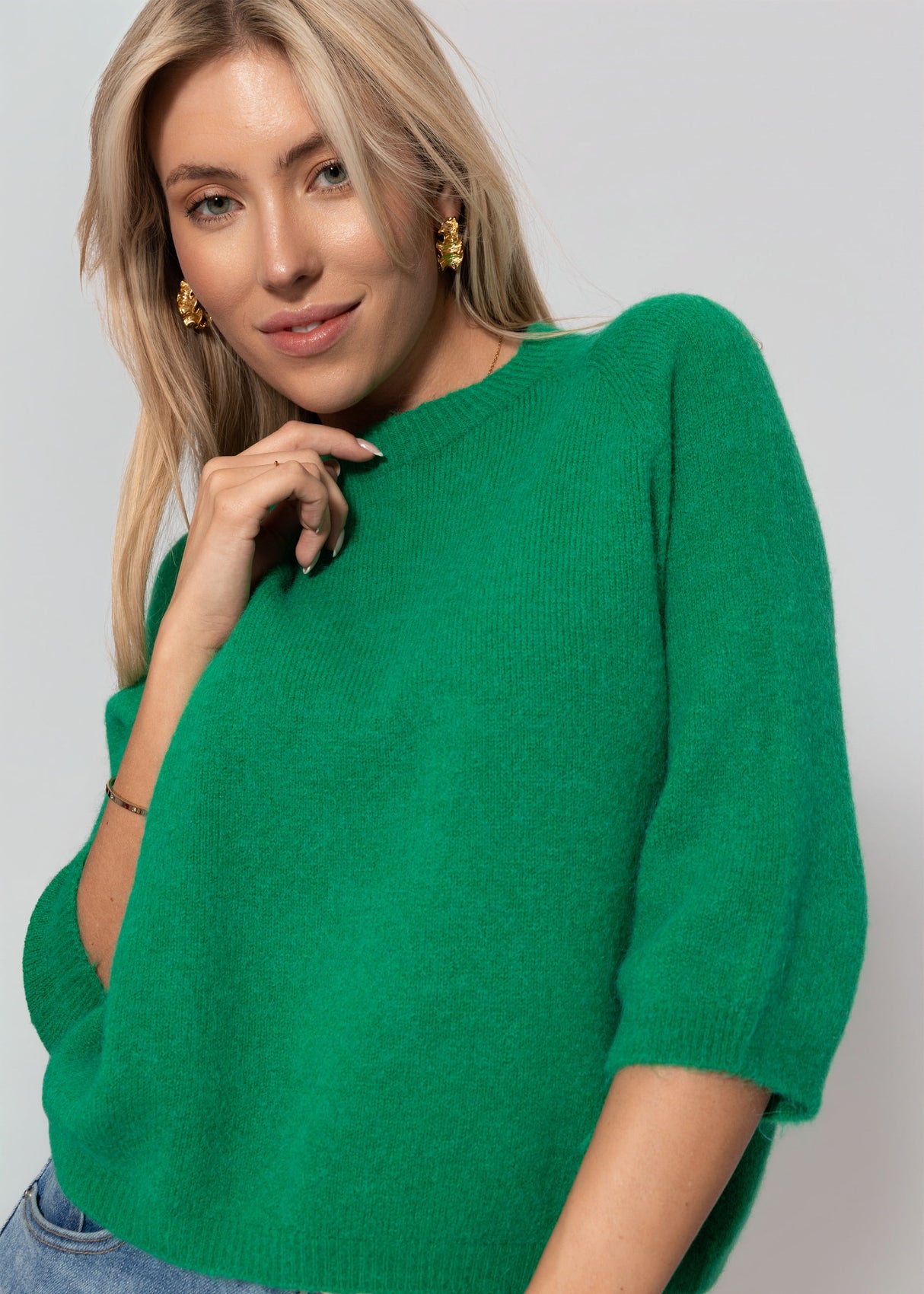 Knit top - green