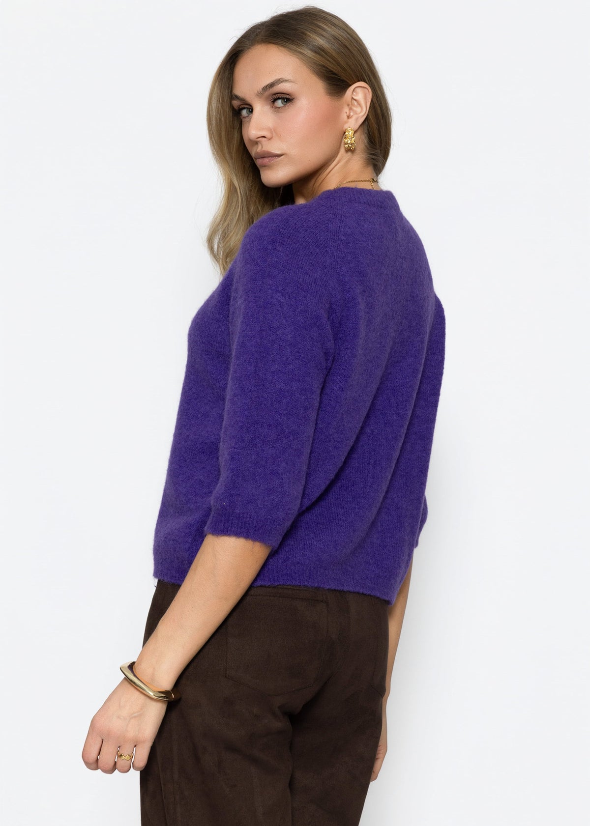 Strickoberteil - lila