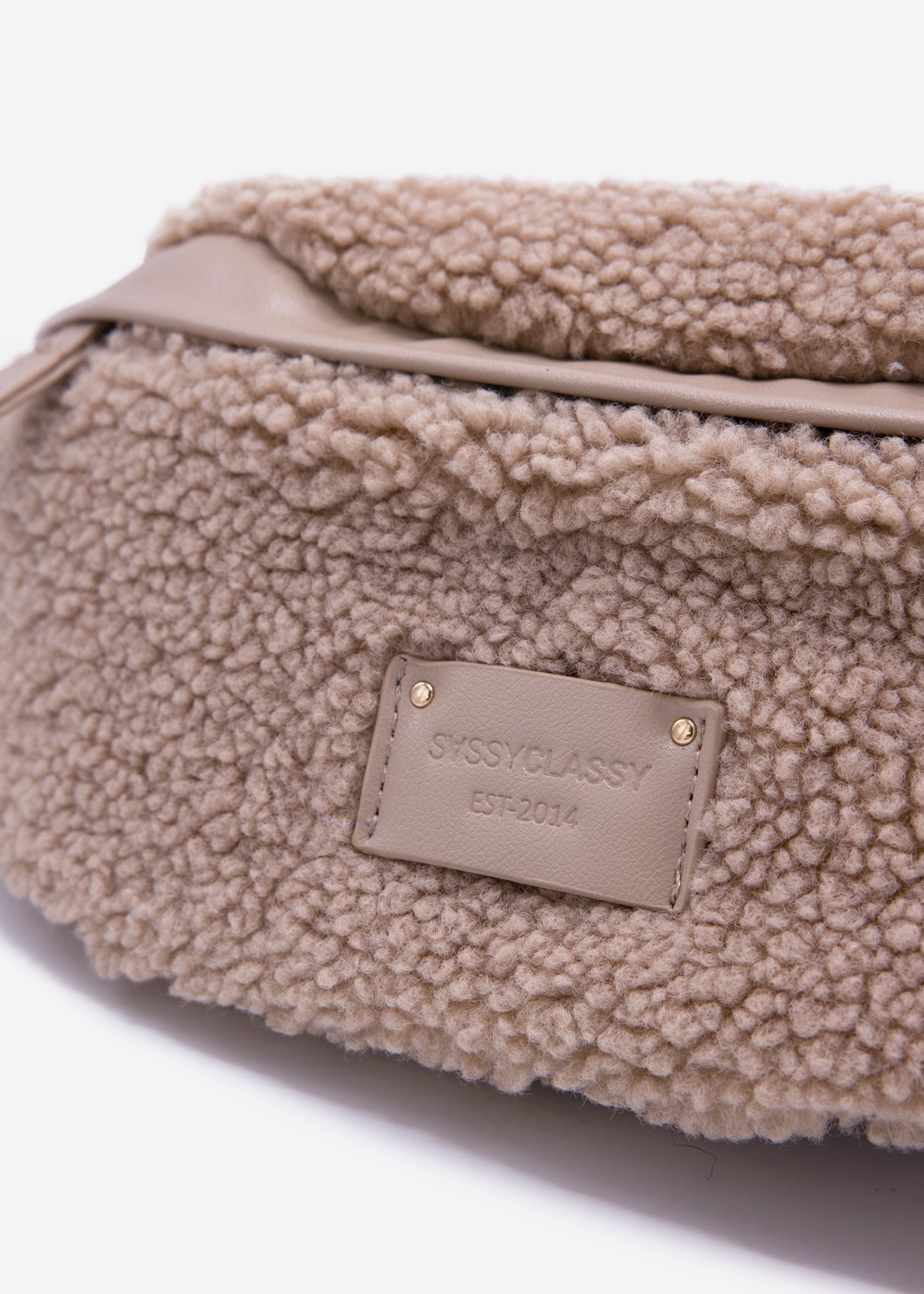 Teddy Umhängetasche - beige