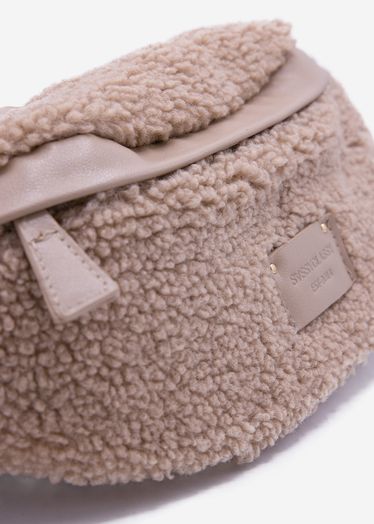 Teddy Umhängetasche - beige