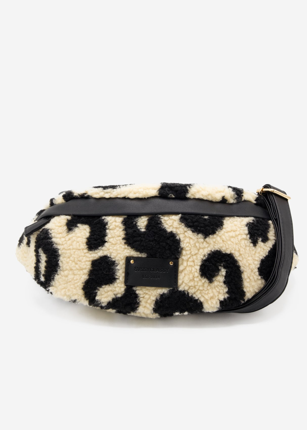 Teddy Umhängetasche mit Leoprint - beige