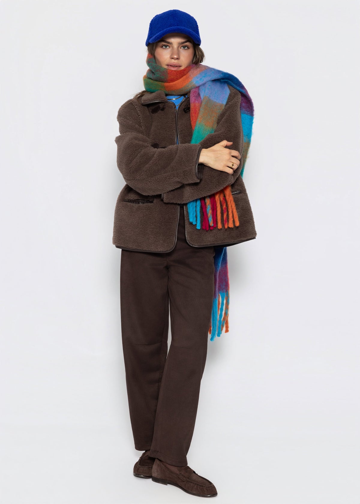 Teddyfell Jacke - braun