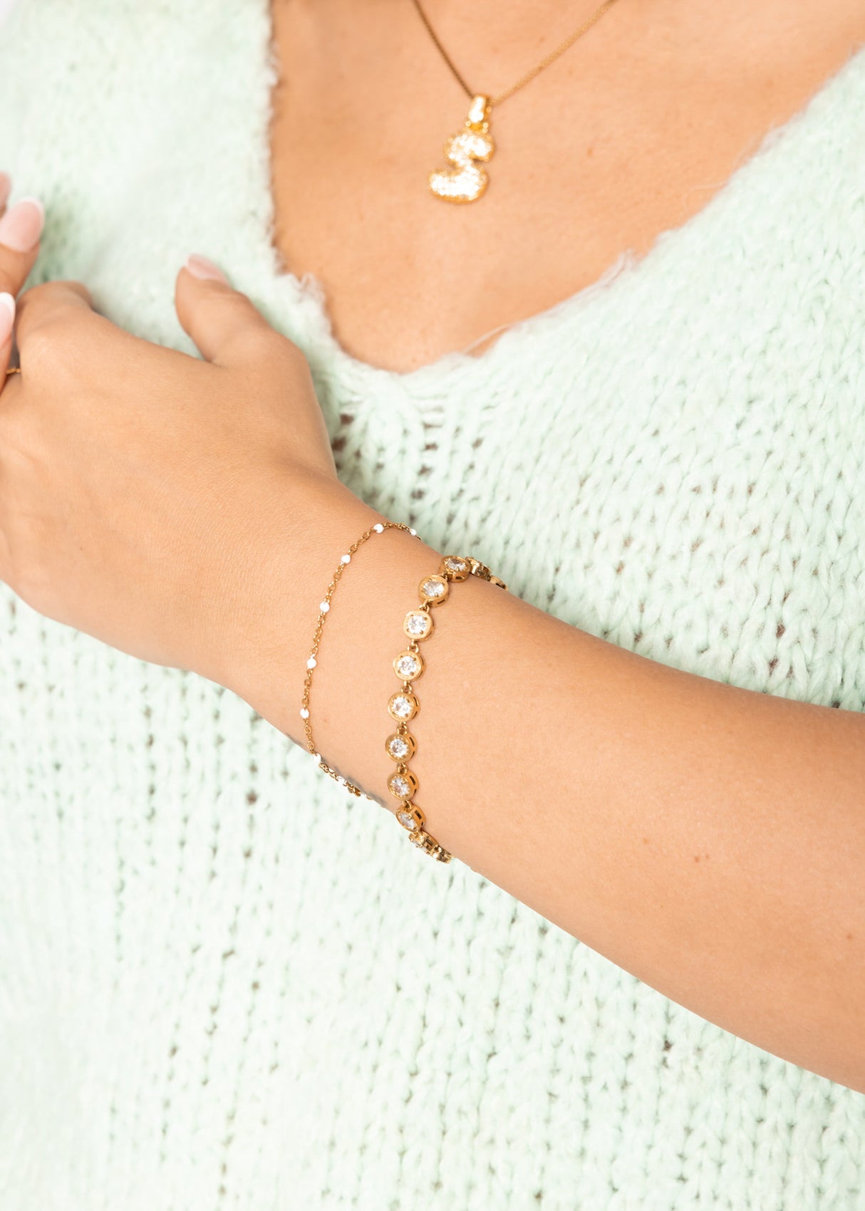 Tennis Armband - gold