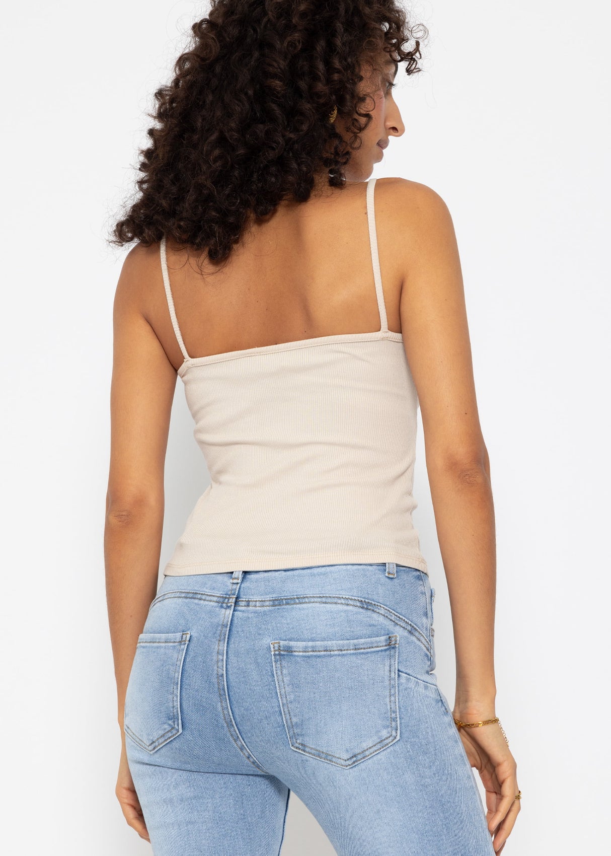 Träger Top - beige