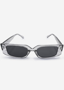Transparente Sonnenbrille - grau