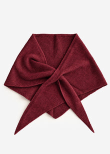 Triangle Schal - burgundy