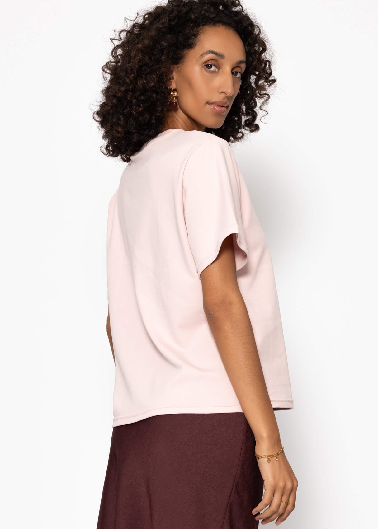 T-shirt with TUTTO BENE print - pink