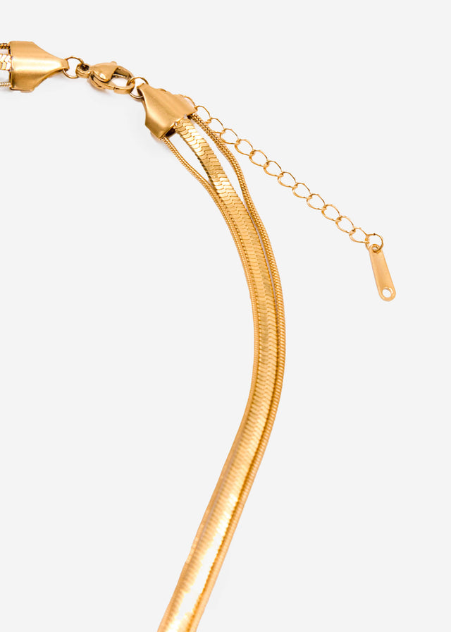 Layered necklace - gold