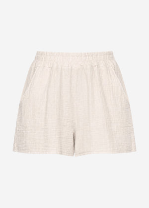 Musselin Shorts - hellbeige