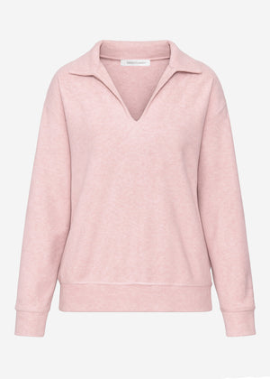 Terry cloth sweater - pink