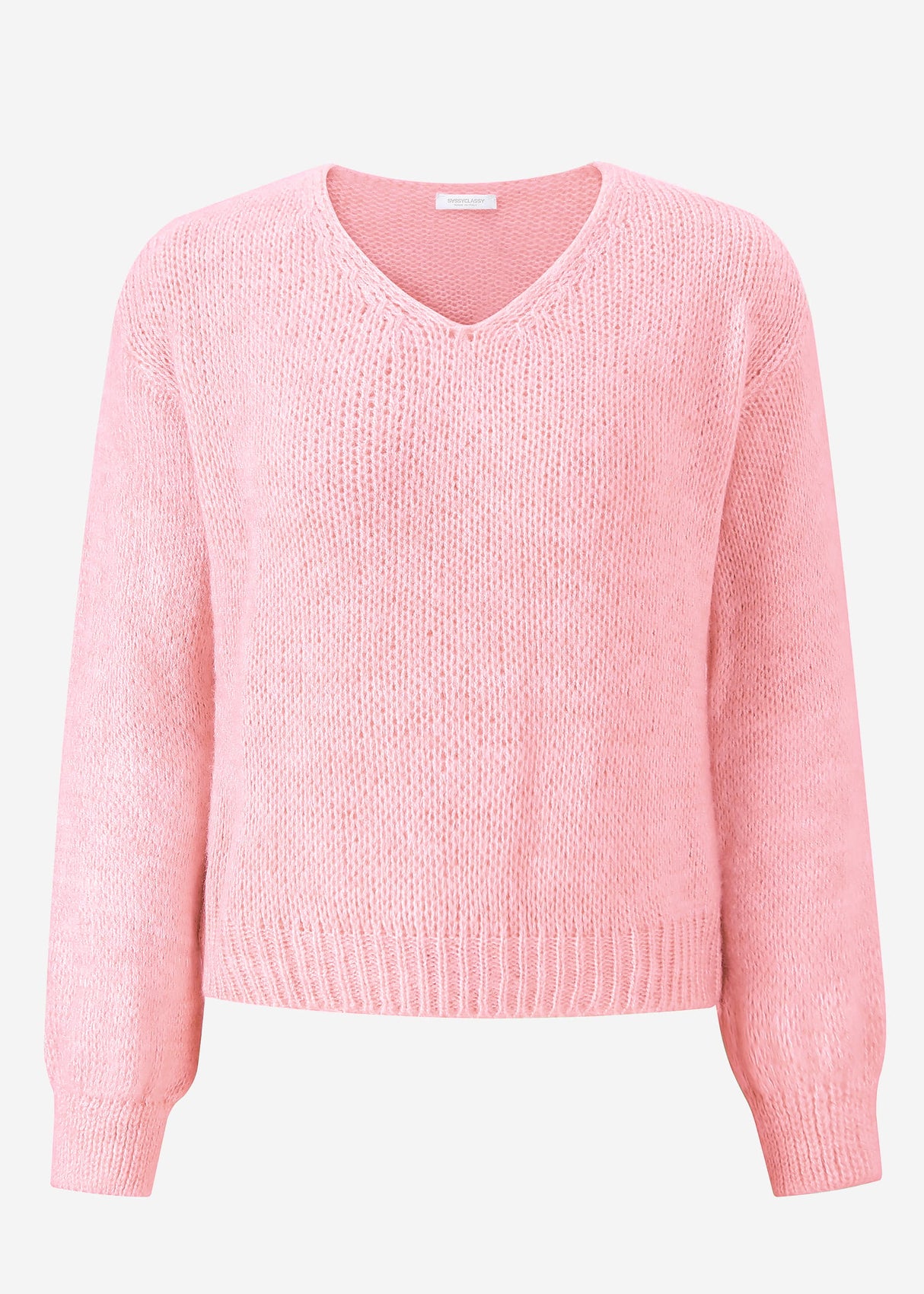 V-neck sweater - pink
