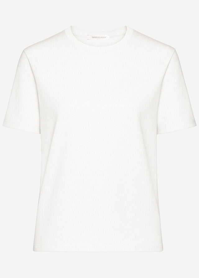 Rundhals T-Shirt - offwhite