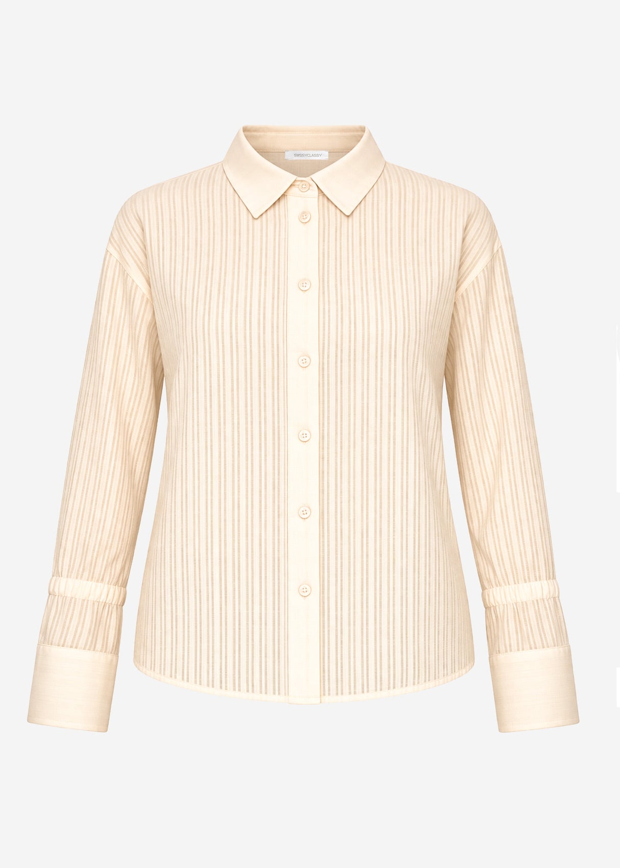 Bluse mit Ärmeldetails - buttergelb