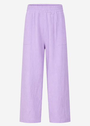 Muslin pants - lilac