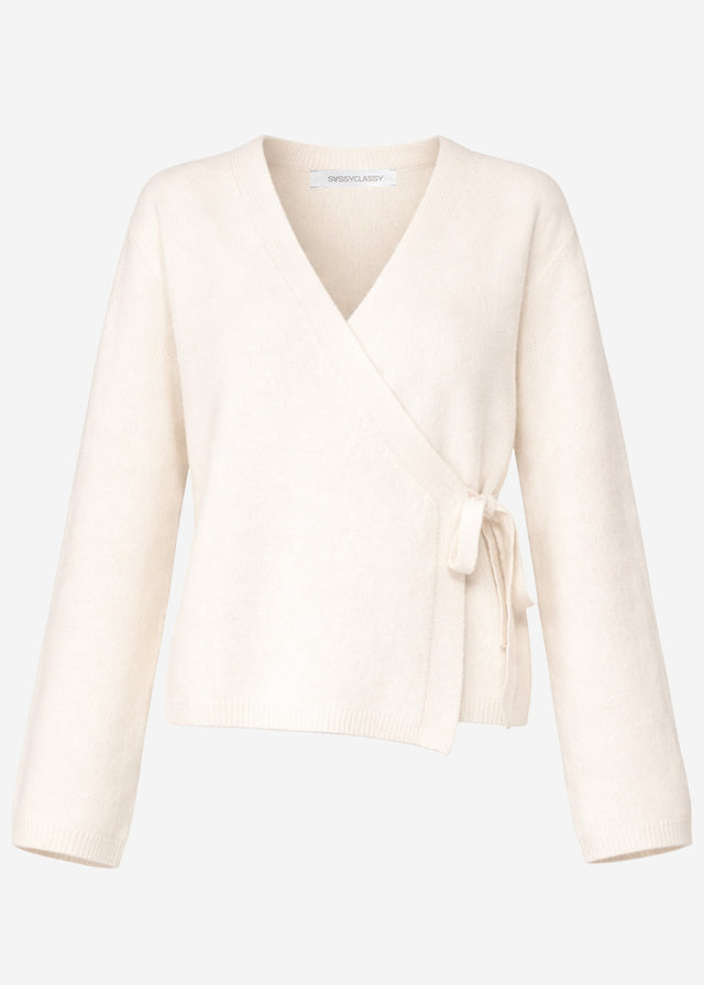 Wickelcardigan - offwhite
