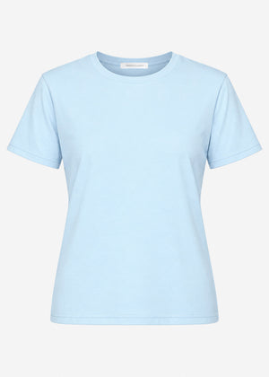 Rundhals T-Shirt - hellblau