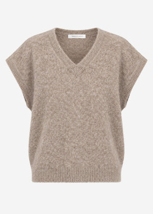 Pullunder mit V-Ausschnitt - beige