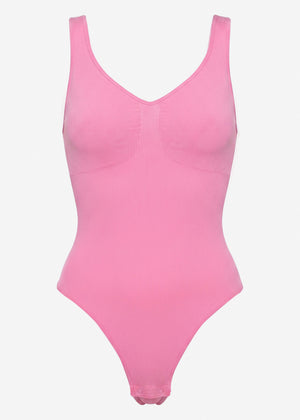 Bodysuit Sculpting Shapewear mit String - pink