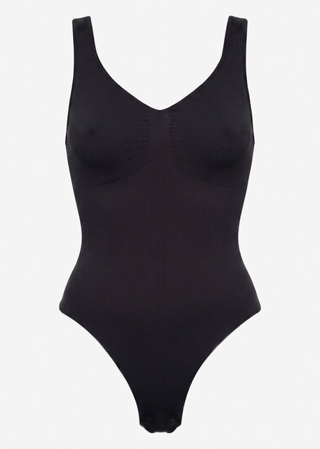 Bodysuit Sculpting Shapewear mit String - schwarz von SASSYCLASSY