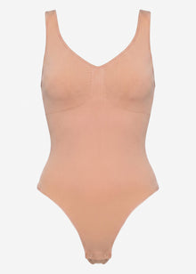 Bodysuit Sculpting Shapewear mit String - nude