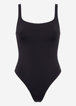 Bodysuit Soft Shapewear mit String - schwarz