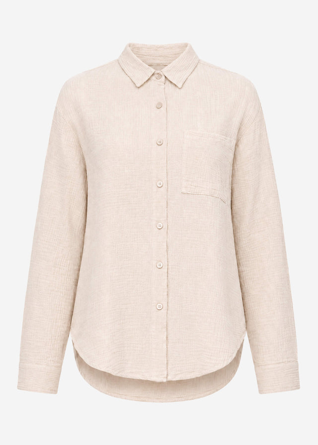 Muslin shirt - beige