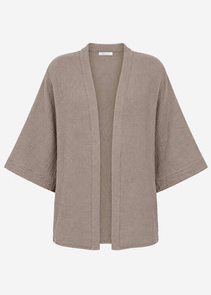 Musselin Kimono - taupe