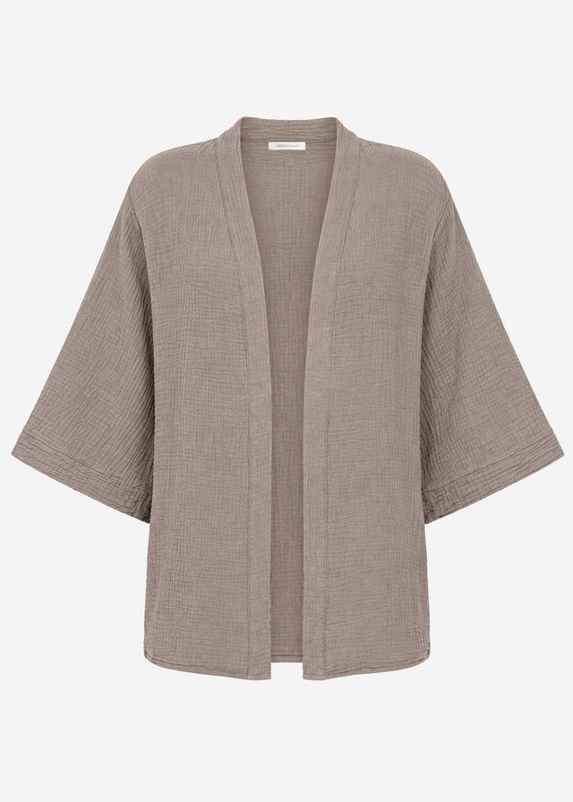 Musselin Kimono - taupe