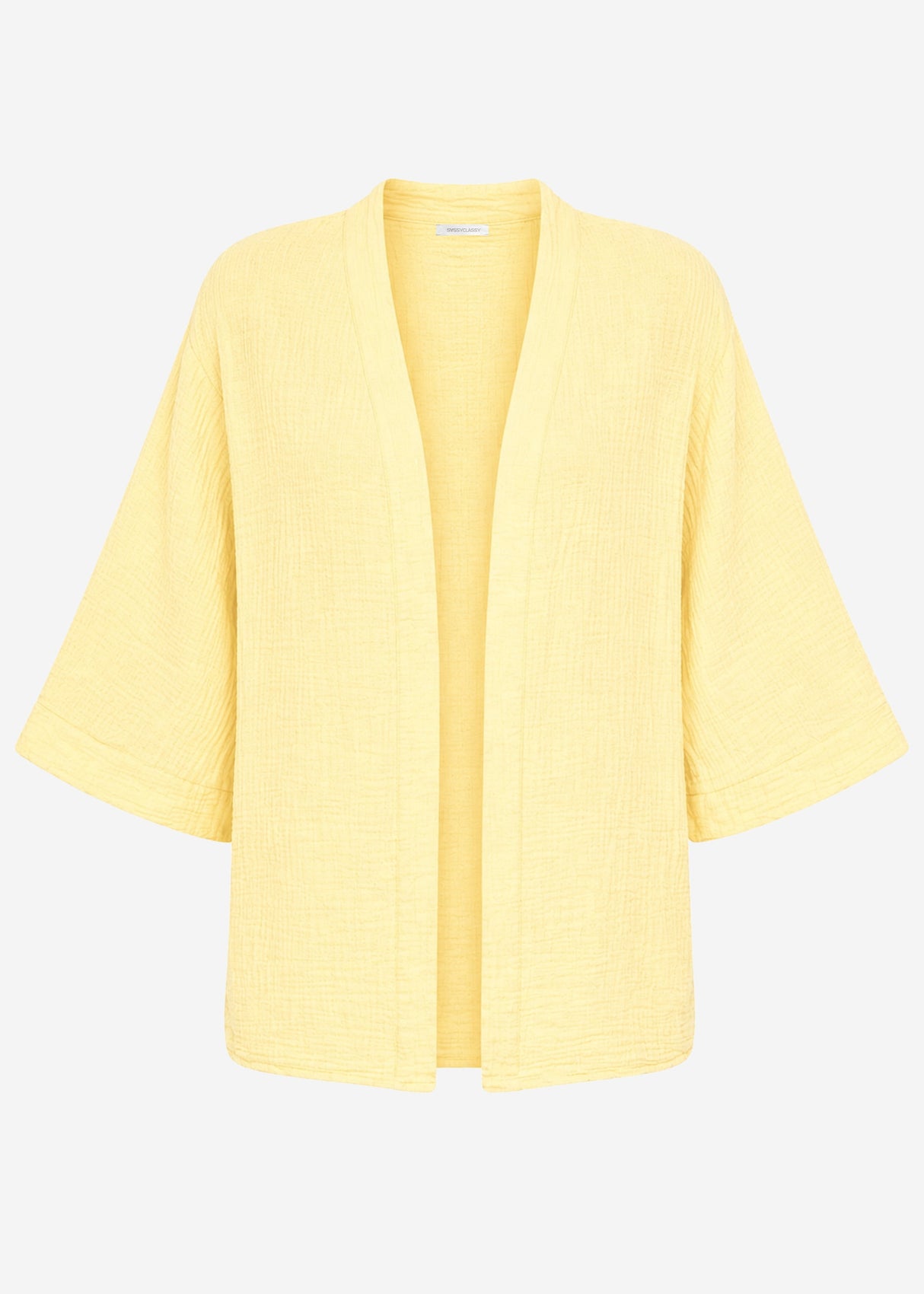 Musselin Kimono - vanillegelb