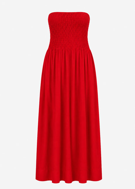 Bandeau Kleid - rot von SASSYCLASSY