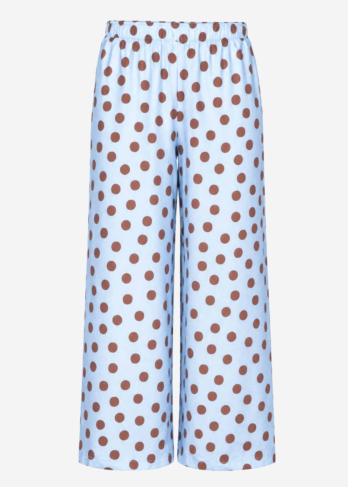 Hose mit Polka-Dots - hellblau