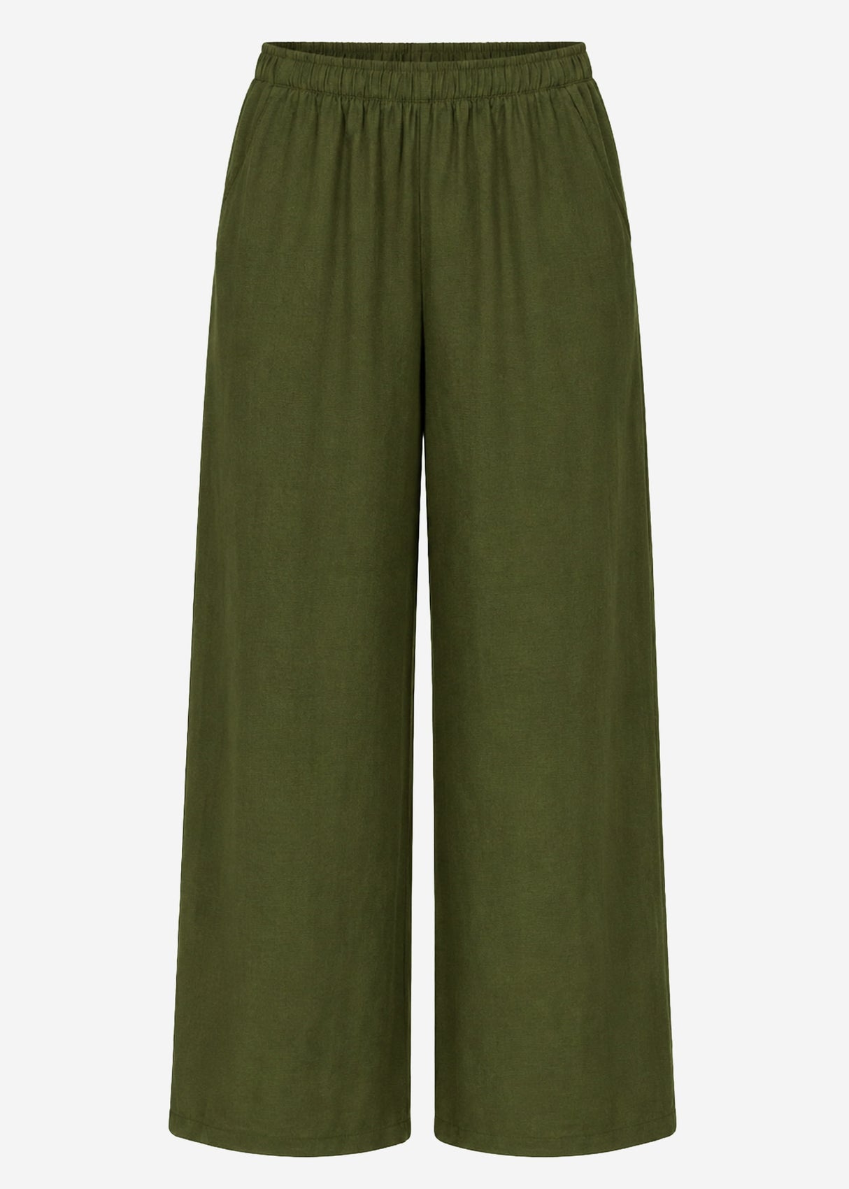 Viskose Hose - khaki
