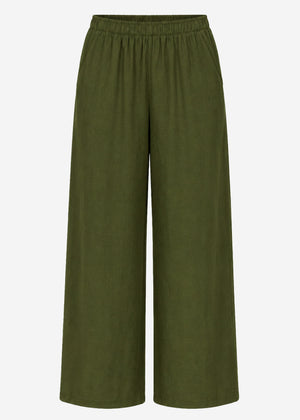Viskose Hose - khaki