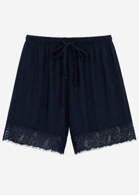 Shorts mit Spitzendetails - dunkelblau von SASSYCLASSY