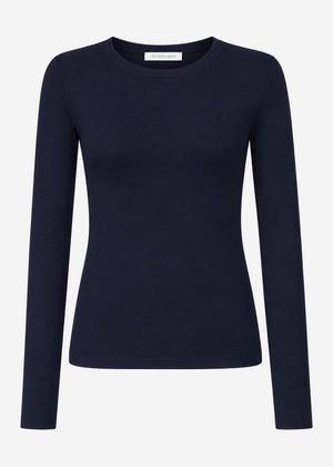 Long-sleeved top - dark blue