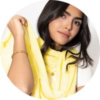Women's light yellow muslin scarf made of soft fabric – Muslin scarves by SASSYCLASSY