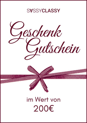 SASSYCLASSY Giftcard