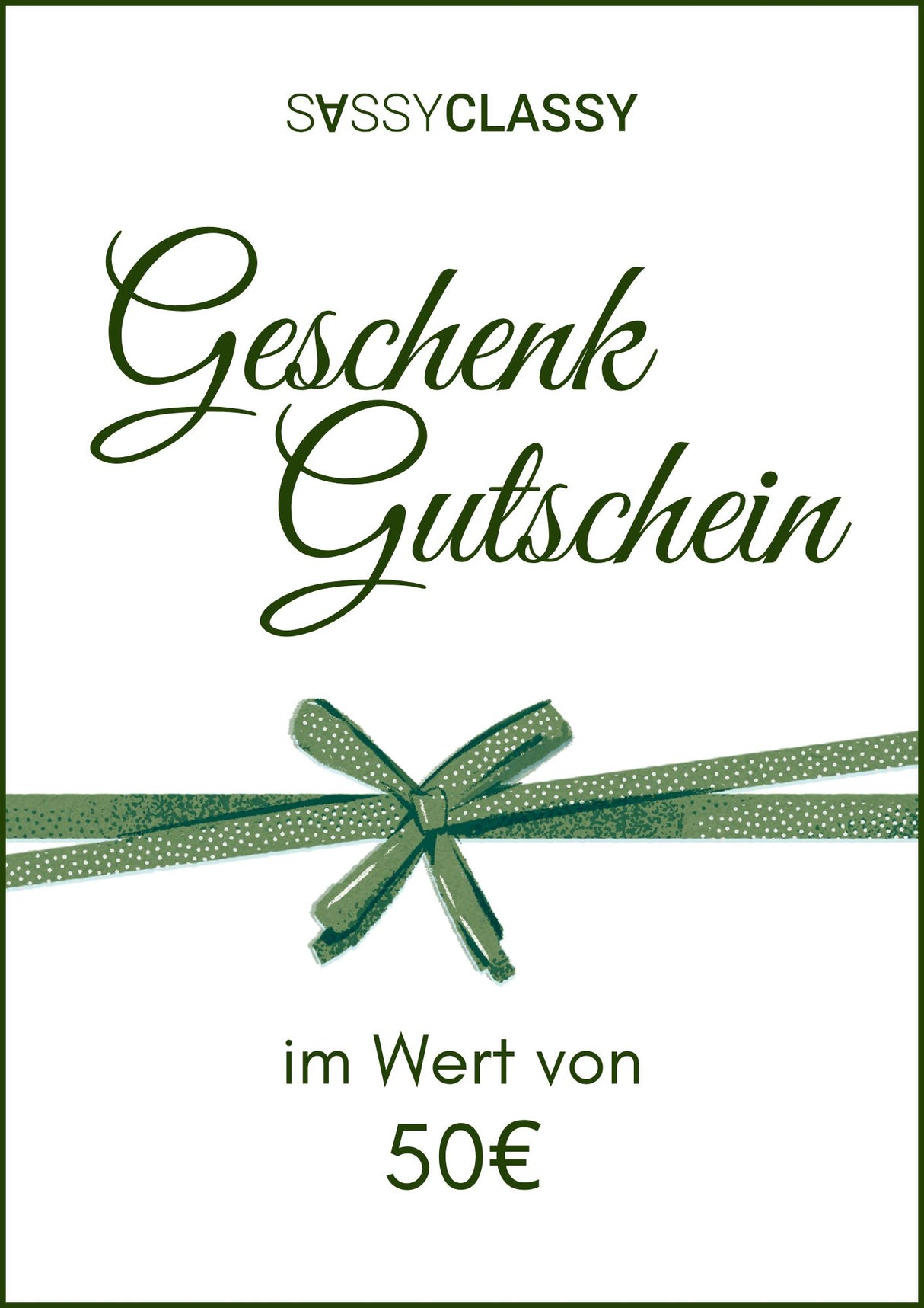 SASSYCLASSY Giftcard